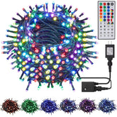 LJLNION 98.5ft Christmas lights with remote for easy indoor or outdoor decorating