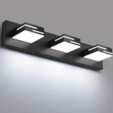 LKHF LED vanity light over mirror offers bright makeup-ready illumination.