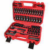 LLNDEI quarter-inch drive socket set in case enhances organized storage.