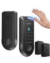 Lockin Veno Smart Deadbolt front view shows sleek design and secure entry.