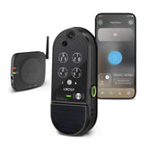 Lockly Vision Elite camera at the front door captures daytime footage for security