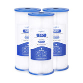 Locofiltr FXHSC pleated sediment filter for 10x4.5 in housings improves clarity