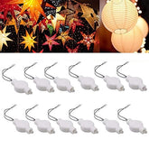 LOGUIDE paper lantern lights illuminate decor with warm white glow for festive setups.