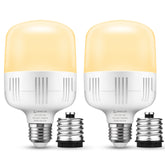 LOHAS LED two-pack high-output E26 bulbs for large spaces.