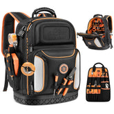 LOKASS Tool Bag Backpack with 75 pockets for organized tool storage