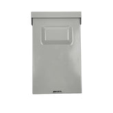 Long Term fused disconnect box outdoor enclosure protects AC wiring and weather exposure.