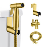 LOSCHEN bidet sprayer kit with gold main body for durable daily use.