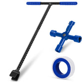 LOSTRONAUT 17-inch water meter key overview for easy valve access and durability