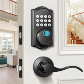 LouCegl keyless-entry-door-lock front panel for secure home access.