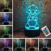 LOUHH 3D night light illusion for cozy kid's room ambiance.