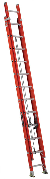Louisville Ladder FE3224 24-foot extension ladder, full view for professional use