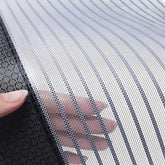Loviga heavy-duty door screen magnetic closure in use for hands-free entry.