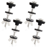 Lovppy universal toilet bolts kit with bolts and nuts for secure, leak-free mounting.