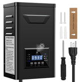 LoyeeBlis 600W outdoor transformer front view powers safe, reliable landscape lighting.
