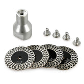 LOZLIN 5-piece 40mm blades kit for multi-material engraving.