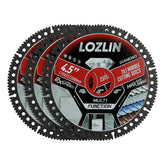 LOZLIN 4.5 inch diamond blade cutting marble with minimal chipping for clean edges