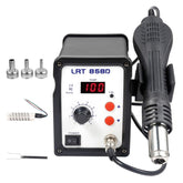 LRT 858D front view shows compact desktop design for precise desoldering tasks