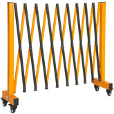 LTSEAME barrier gate extended for wide crowd control and area protection on job sites.