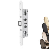 Lubentol 2-point bolt mortise lock body for Pella storm doors with precise fit
