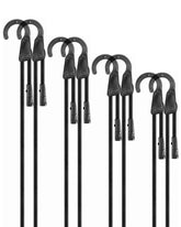 LuckyStraps adjustable bungee cords in 18-inch length for versatile cargo securing.