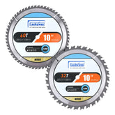 Luckyway 60T 10-inch blade for smooth crosscuts on miter and table saws.