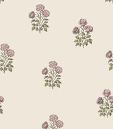 LUKUUI vintage floral wallpaper rose design for walls and cabinets; easy peel-and-stick.