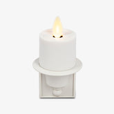 Luminara flameless nightlight with real flame effect for realistic ambiance