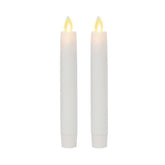 Luminara flameless taper set in ivory for safe indoor ambiance