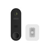 Luna Doorbell Camera front view showing the device installed at the entry with clear footage potential.