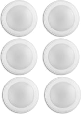 Lunabode LED 7.5-inch flush mount disk light, six-pack, delivering warm brightness for kitchens.