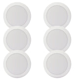 Lunabode LED round 7.5-inch disc light with natural white finish for bright ceiling illumination