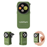 LunaSync EDC flashlight clipped to gear for hands-free illumination.