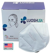 Luosh KN95 mask, packaged for on-the-go hygiene