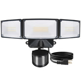 LUTEC 50W motion sensor flood light, front view for enhanced outdoor security.