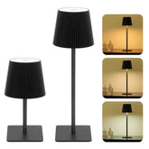 LUTEC cordless table lamp with 6000mAh battery for cord-free flexibility.