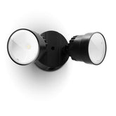 LUTEC P6221B dual-head floodlight providing broad outdoor coverage for pathways