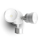 LUTEC P6221W-PIR24 motion detection coverage illuminates outdoor areas safely.