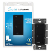 Lutron Caseta original switch front view shows sleek control for quick lighting