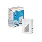 Lutron Caseta plug-in dimmer front view enabling quick lamp control