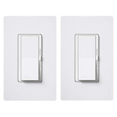 Lutron Diva dimmer paddle switch for smooth on/off and precise dimming.