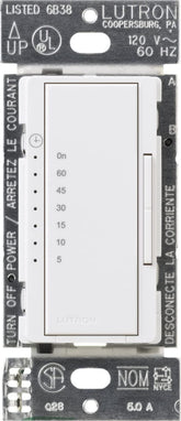 Lutron Maestro countdown timer wall-timer enables precise lighting control.