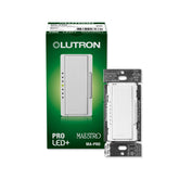 Lutron Maestro PRO LED+ dimmer top view shows compact, easy-to-install profile