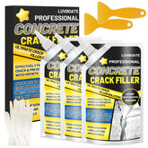 LUVBOATE concrete crack filler pour provides flexible sealing for driveways.