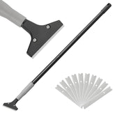 Luvenia heavy-duty floor scraper with 50-inch handle ready for tough floors