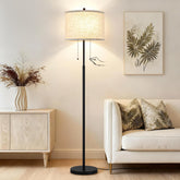 Luvkczc floor lamp, 60-inch height, black two-bulb socket for ambient lighting