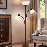Luvkczc 72-inch tall torchiere floor lamp in a living room setup