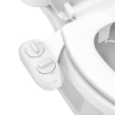 LUXE Bidet NEO 185 Plus flip-up design enabling easy cleaning access
