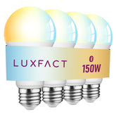 LUXFACT Alexa bulbs four-pack ready for quick pairing and setup.