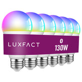 LUXFACT Alexa light bulb direct pairing with Echo devices for hands-free control.