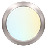 LUXRITE 6-In LED disk light in brushed nickel adds a sleek ceiling finish.